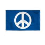 AGAS Anti War Peace Symbol Flag Blue - 3x5 ft Nylon
