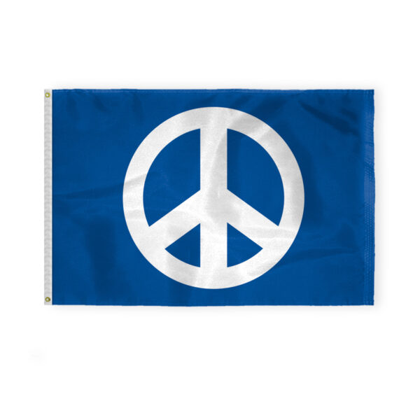 AGAS Embroidered Emb Sewn Nylon Peace flag 4x6 ft