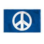 AGAS 5x8 ft Nylon Embroidered Sewn Peace flag