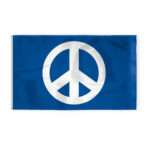 AGAS 6x10 ft Nylon Big Size Embroidered Sewn Peace flag