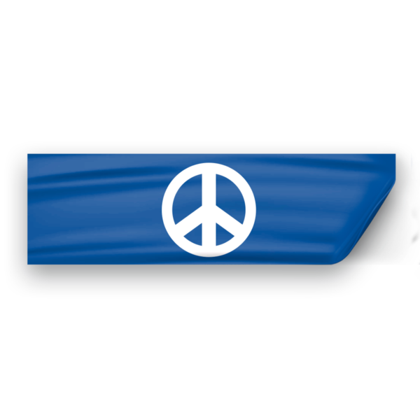 AGAS 3x10 inch Peace Window Decals