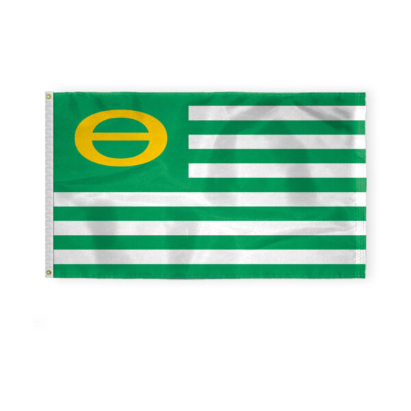 AGAS Green Ecology Peace Environmental Environment Green Movement Recycle Earth Flag - 3x5 ft Nylon
