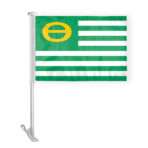 AGAS Ecology Car Flags 10.5x15 inch Double Sided Print on Polyester