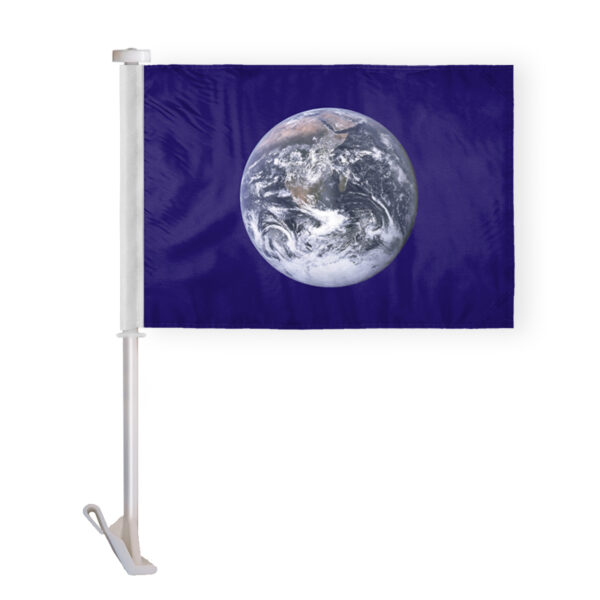 AGAS Earth Day April 22nd Car Flags 10.5x15 inch Double Sided Print on Polyester