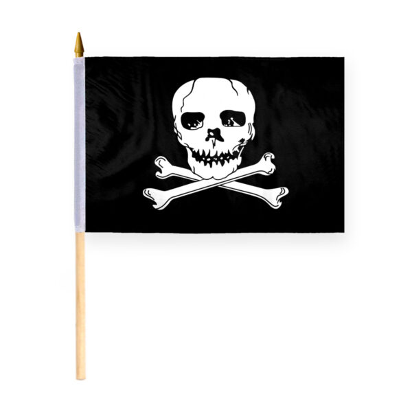 AGAS Pirate - Jolly Roger - Flag 12x18 inch Stick Flag
