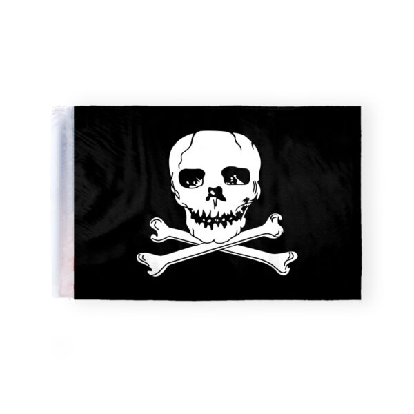 AGAS Jolly Roger Pirate Motorcycle Flag 6x9 inch