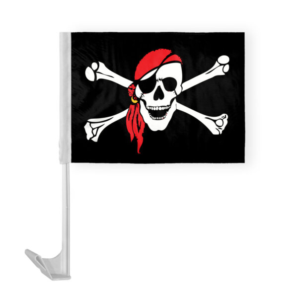 AGAS 12x16 inch Pirate Car Flags One Eyed Pirate Jack