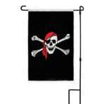 AGAS One Eyed Jack Pirate Garden Flag - 200 Denier Nylon