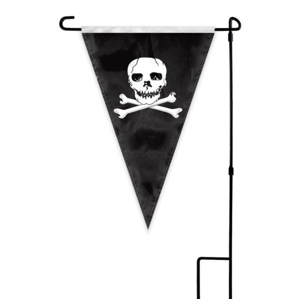 AGAS Jolly Roger Pennant Pirate Garden Flag - 200 Denier Nylon