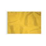AGAS Yellow Gold Golf Flags Mini with Tube Insert 14x20 inch- Heavy Duty 200D Nylon