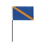 AGAS Move to Outside Racing Stick Flag 4x6 inch