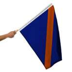 AGAS Move to Outside Racing Flag 24x30 inch