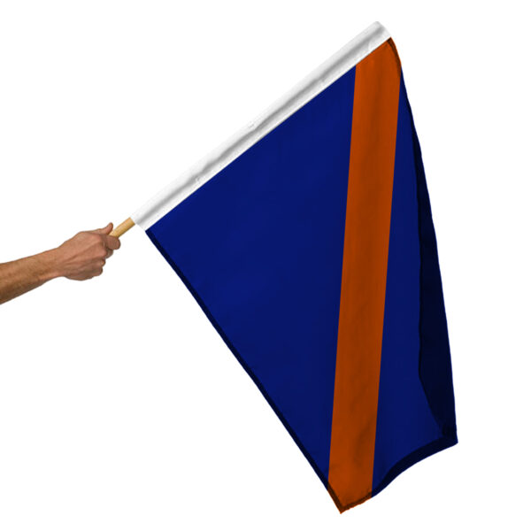 AGAS Move to Outside Racing Flag 24x30 inch