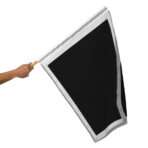 AGAS Leave Track Motorcycle Racing Stick Flag 30x30 inch