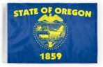 AGAS Oregon State Motorcycle Flag 6x9 inch