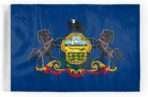 AGAS Pennsylvania State Motorcycle Flag 6x9 inch