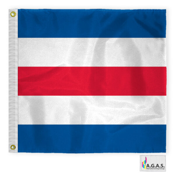 AGAS Charlie Code C Marine Signal 2x2 Ft Flag - Printed 200D Nylon