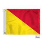 AGAS Oscar Code O Marine Signal 1x1.25 Ft Flag - Printed 200D Nylon