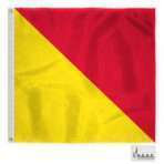 AGAS Oscar Code O Marine Signal 3x3 Ft Flag - Printed 200D Nylon