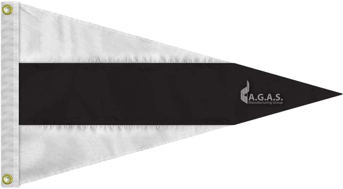 AGAS Third Repeater Substitute Pennant - 2x4 Ft - Printed 200 Nylon AGAS Third Repeater Substitute Pennant - 2x4 Ft - Printed 200 Nylon