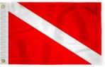 AGAS Skin Diver Flag - 16 x 24 Inch - Printed 200 Nylon