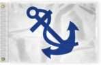 AGAS Fleet Captain Officers Flag - 12 x 18 Inch - Printed 200D Nylon