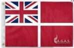 AGAS United Kingdom Courtesy Flag - 12 x 18 Inch - Printed 200D Nylon