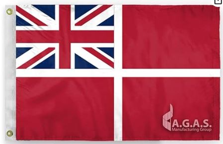 AGAS United Kingdom Courtesy Flag - 12 x 18 Inch - Printed 200D Nylon