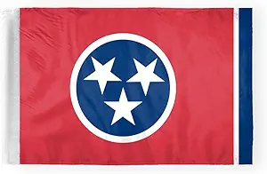 AGAS Tennessee State Motorcycle Flag 6x9 inch