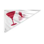 AGAS Cocktail Bow Pennant - 10 x 15 inch - Printed 200D Nylon