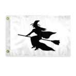 AGAS Witch Novelty Boat Flag - 12 x 18 inch - Double Sided Printed 200D Nylon