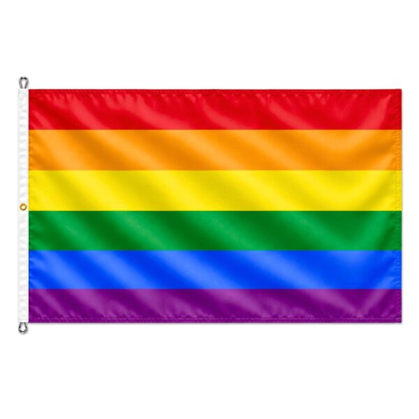 Rainbow 8x12 ft Nylon 200D Pride Flags
