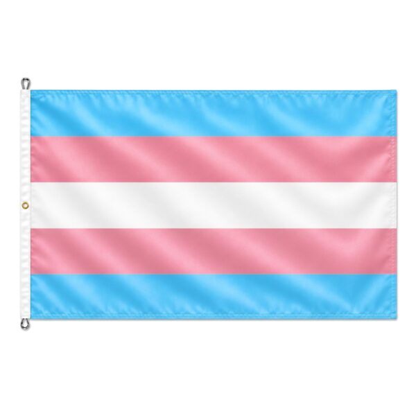 Transgender 8x12 ft Nylon 200D Pride Flags