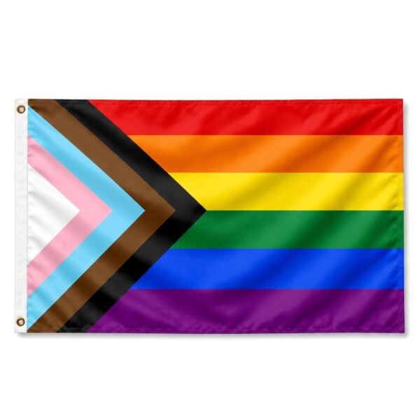 Progressive 2x3 ft Nylon 200D Pride flags