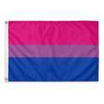 Bisexual 4x6 ft Nylon 200D Pride Flags