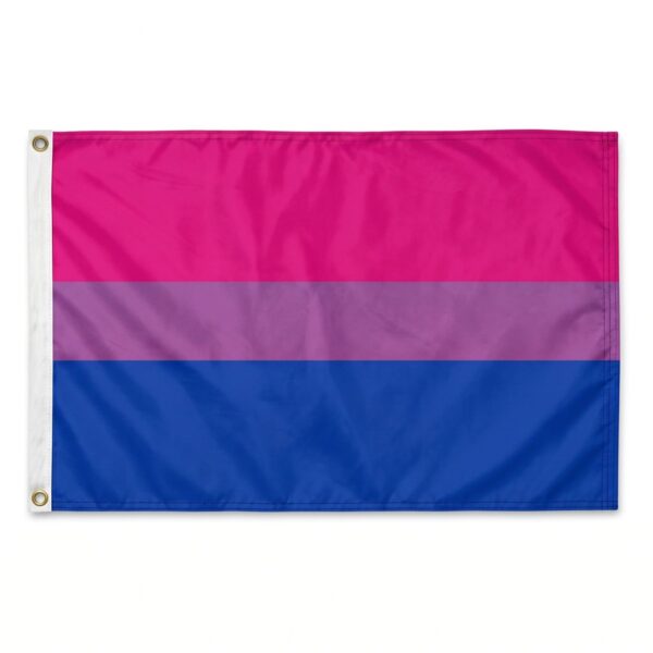 Bisexual 4x6 ft Nylon 200D Pride Flags