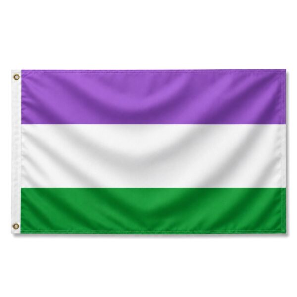 Genderqueer 3x5 ft Polyester Pride Flags
