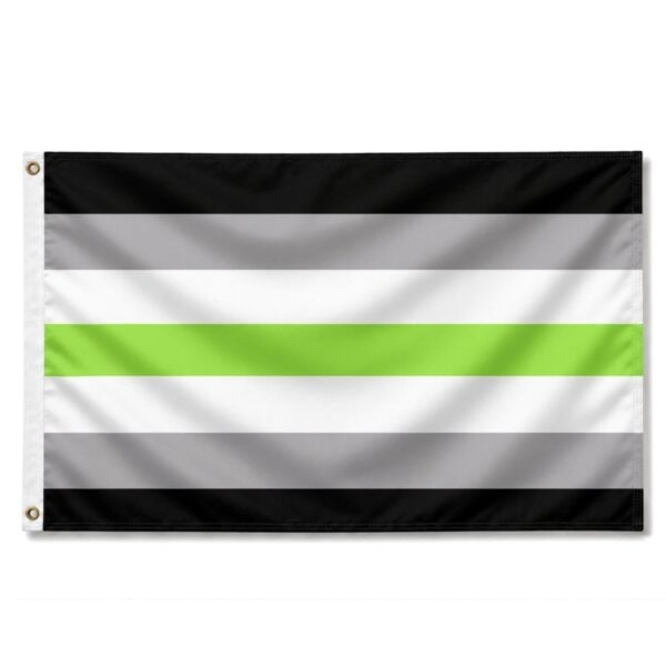 Agender 5x8 ft Nylon 200D Pride Flags