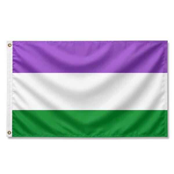 Genderqueer 5x8 ft Nylon 200D Pride Flags