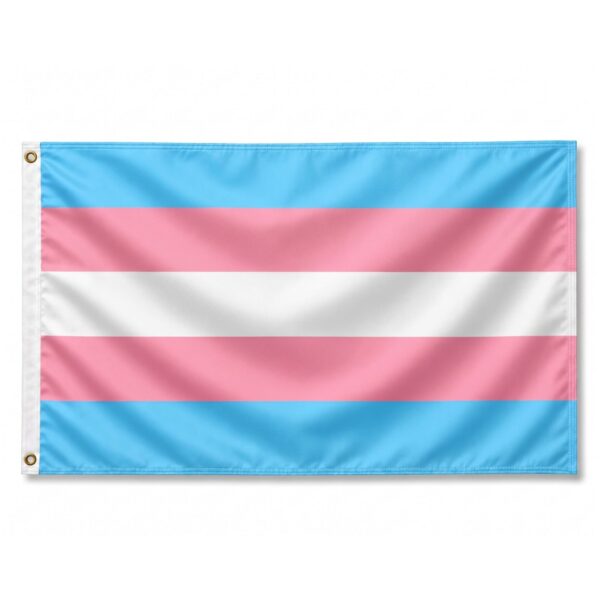 Transgender 5x8 ft Nylon 200D Pride Flags