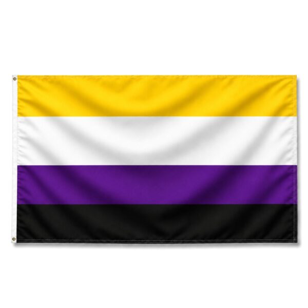 Nonbinary 6x10 ft Nylon 200D Pride Flags