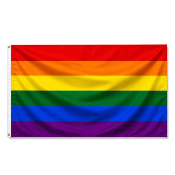 Rainbow 6x10 ft Nylon 200D Pride Flags