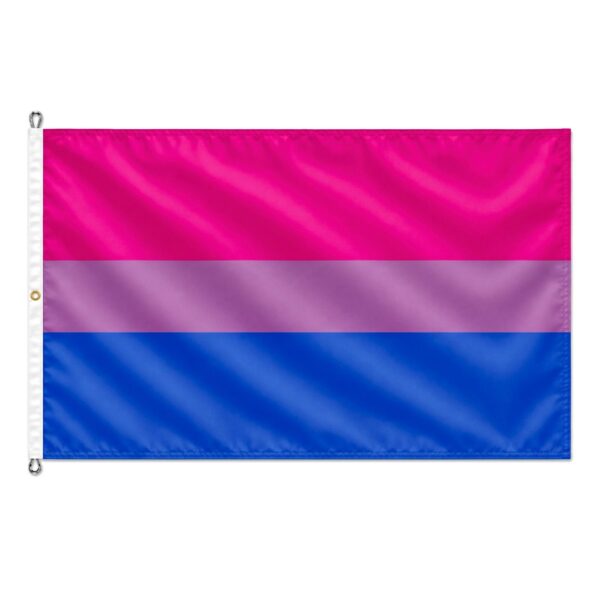 Bisexual 8x12 ft Nylon 200D Pride Flags