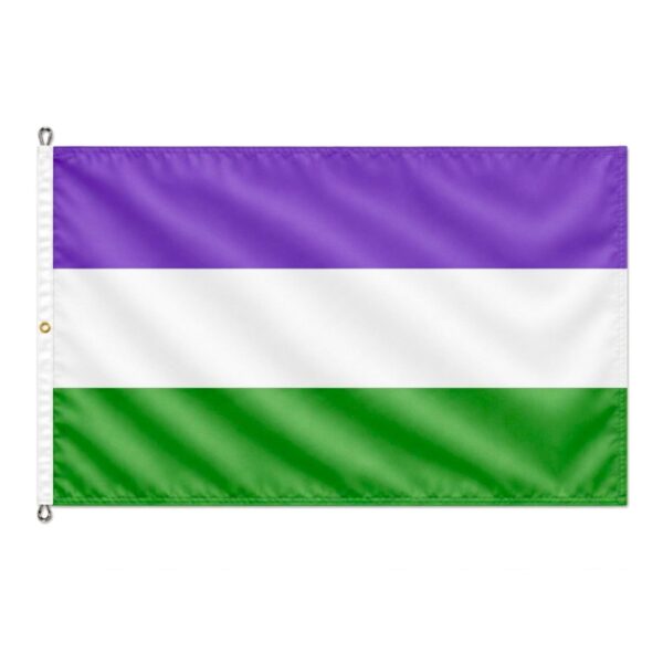 Genderqueer 8x12 ft Nylon 200D Pride Flags