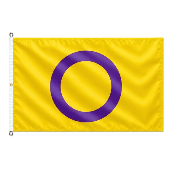 Intersex 8x12 ft Nylon 200D Pride Flags