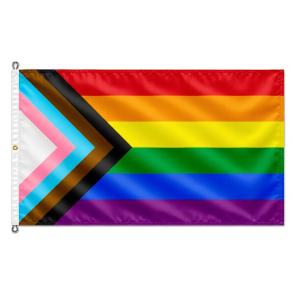 Progressive 8x12 ft Nylon 200D Pride Flags