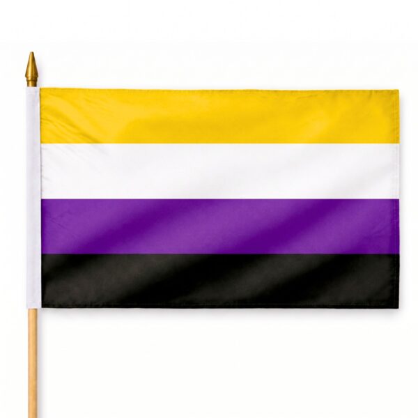 Nonbinary 12X18 inch Pride Flags