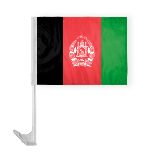 AGAS Afghanistan Car Flag Premium 10.5x15 inch Double Stitched Edges