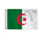 AGAS Algeria Boat Flag - 12x18 inch - Printed Single Sided on 200D Nylon
