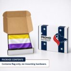 Nonbinary 2x3 ft Nylon 200D Pride Flags